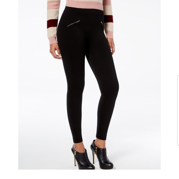 Pants - Hue Moto Brushed Seamless Leggings